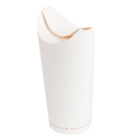 VASOS FRITAS CON CIERRE 'COMPOSTABLE' 22 OZ - 660 ML 242 G/M2 8,5x18 CM BLANCO CARTONCILLO (1000 UNID.)