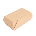 Cajas "Lunch Box" Paperlock 'Thepack' 220 G/M2 19,5X12,5X7 Cm Natural Cartón Ondulado Nano-Micro (300 Unid.)