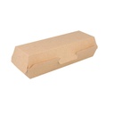Conchas "Hot Dog" 'Thepack' 220 G/M2 23,2X9X6,3 Cm Natural Cartón Ondulado Nano-Micro (450 Unid.)