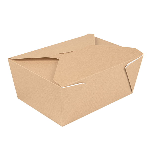 Cajas Americanas Microondables 'Thepack' 2880 Ml 240 + 12Pp G/M2 19,6X14X9 Cm Natural Cartón Ondulado Nano-Micro (200 Unid.)