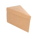 CAJAS TRIANGULARES PASTELERÍA 'THEPACK' 240 G/M2 14,4x8,5x9 CM MARRÓN CARTÓN ONDULADO NANO-MICRO (600 UNID.)