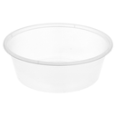 TARRINAS INYECTADAS MICROONDABLES 225 ML Ø 11,5x3,7 CM TRANSPARENTE PP (500 UNID.)