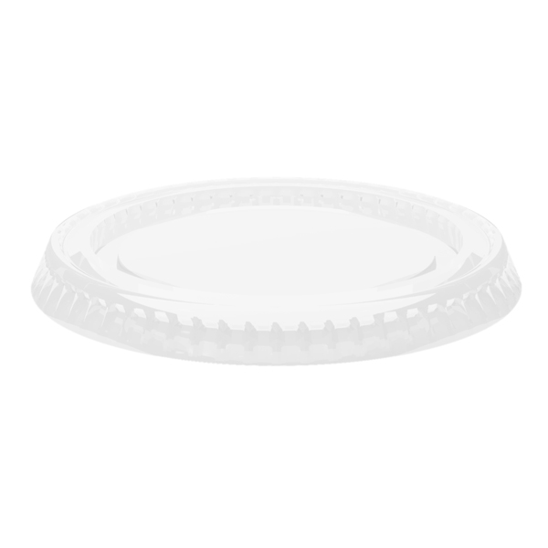 TAPAS PARA TARRINAS 130.15/08/10 Ø 6,2 CM TRANSPARENTE PET (2500 UNID.)