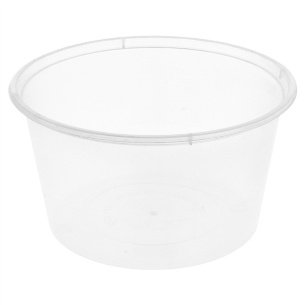 TARRINAS INYECTADAS MICROONDABLES 475 ML Ø 11,5x6,5 CM TRANSPARENTE PP (500 UNID.)
