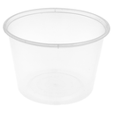 TARRINAS INYECTADAS MICROONDABLES 525 ML Ø 11,5x8 CM TRANSPARENTE PP (500 UNID.)