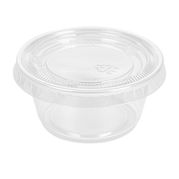 50 Tarrinas Pequeñas + 50 Tapas 60 Ml Ø6,2X3,2 Cm Transparente Pp (24 Unid.)