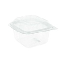 RECIPIENTES PASTELERÍA + TAPA 375 ML 11,3x12x7,4 CM TRANSPARENTE RPET (700 UNID.)