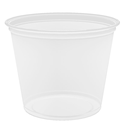 PEQUEÑAS TARRINAS MICROONDABLES 165 ML Ø7,4x6 CM TRANSPARENTE PP (2500 UNID.)