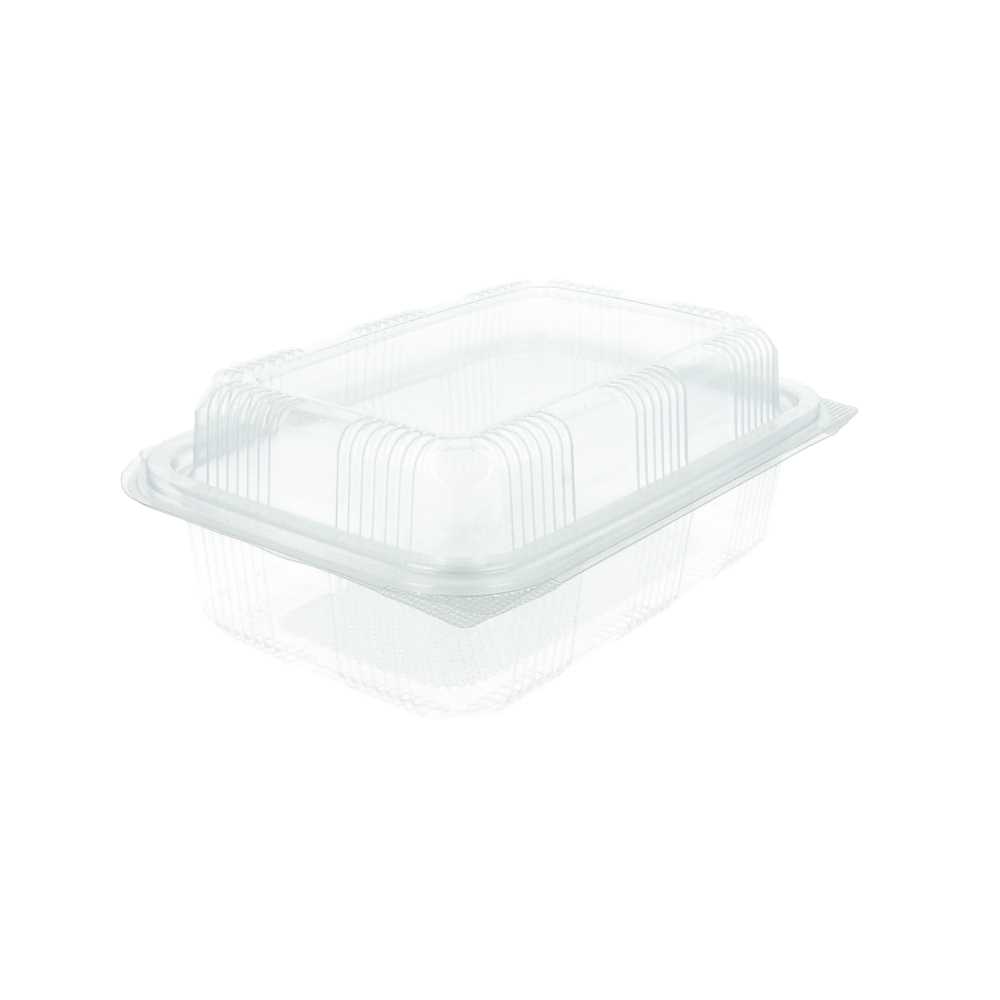 Recipientes Pastelería + Tapa 1 L 14,2X20,7X7,8 Cm Transparente Rpet (400 Unid.)