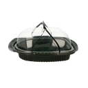 Envases Pollos Asados 22X16,5X11,2 Cm Negro Pp (150 Unid.)