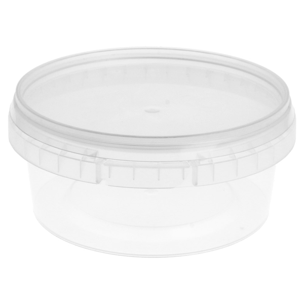 Recipientes Inviolables + Tapas 300 Ml Ø 11,8X5 Cm Transparente Pp (374 Unid.)