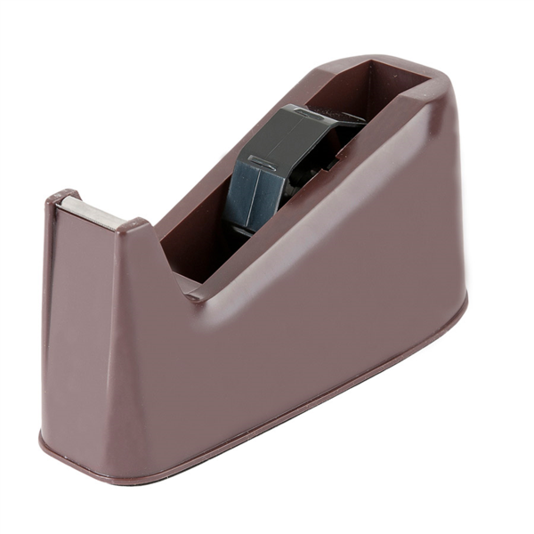 DISPENSADOR CINTA ADHESIVA 21x8,5x10 CM NEGRO PLÁSTICO (1 UNID.)