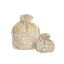 BOLSAS - STARS 38x56 CM NATURAL YUTE (10 UNID.)