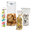 BOLSAS NEUTRAS 32,5 G/M2 23µ 9,5+5x27 CM TRANSPARENTE CELOFÁN (1000 UNID.)