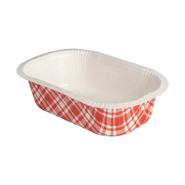 BARQUILLAS TERMOSELLABLES 'VICHY' 405 ML 390 G/M2 + 25G/M2 PET 16x10x4,5 CM BLANCO CARTÓN (1000 UNID.)