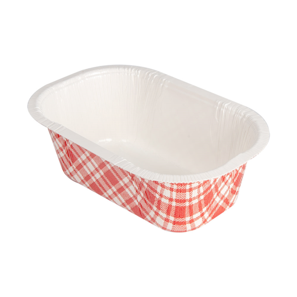 BARQUILLAS TERMOSELLABLES 'VICHY' 480 ML 390 G/M2 + 25G/M2 PET 16x10x5,5 CM BLANCO CARTÓN (1000 UNID.)