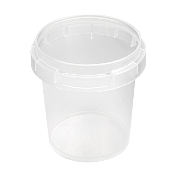 RECIPIENTES INVIOLABLES 50 ML Ø 4,8x5 CM TRANSPARENTE PP (2688 UNID.)