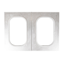 Molde Para Barquitas Oblong 20X28 Cm Plateado Aluminio (1 Unid.)