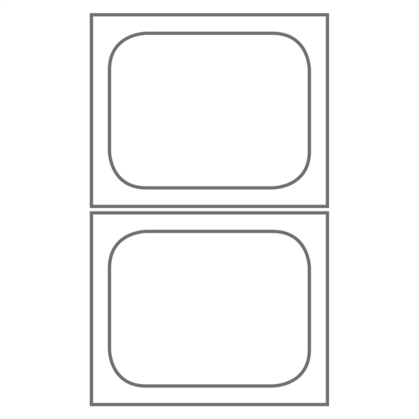 Molde Para Gn1/8 20X28 Cm Plateado Aluminio (1 Unid.)