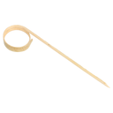 Picks "Espiral" 9 (H) Cm Natural Bambú (100 Unid.)