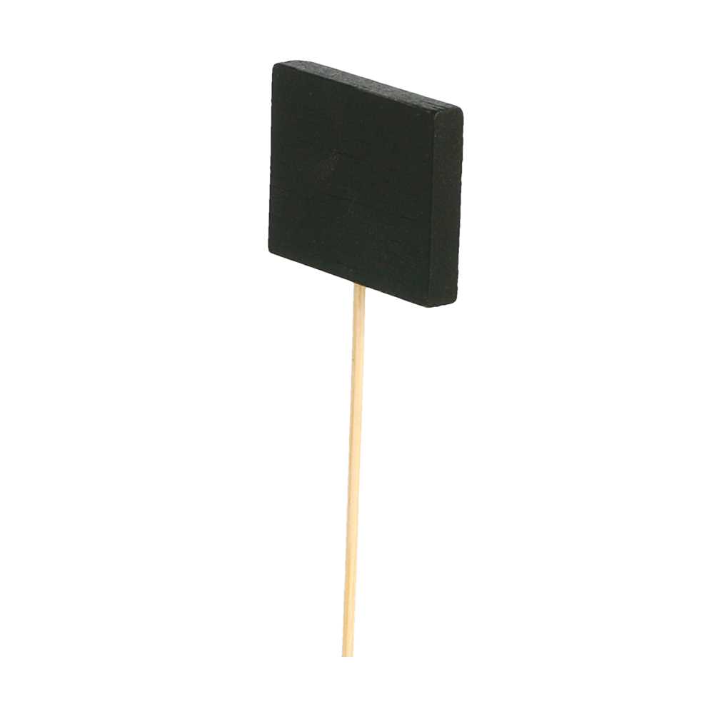 PICKS "PIZARRA" 3,5x2,5x9 (h) CM NEGRO BAMBÚ (100 UNID.)