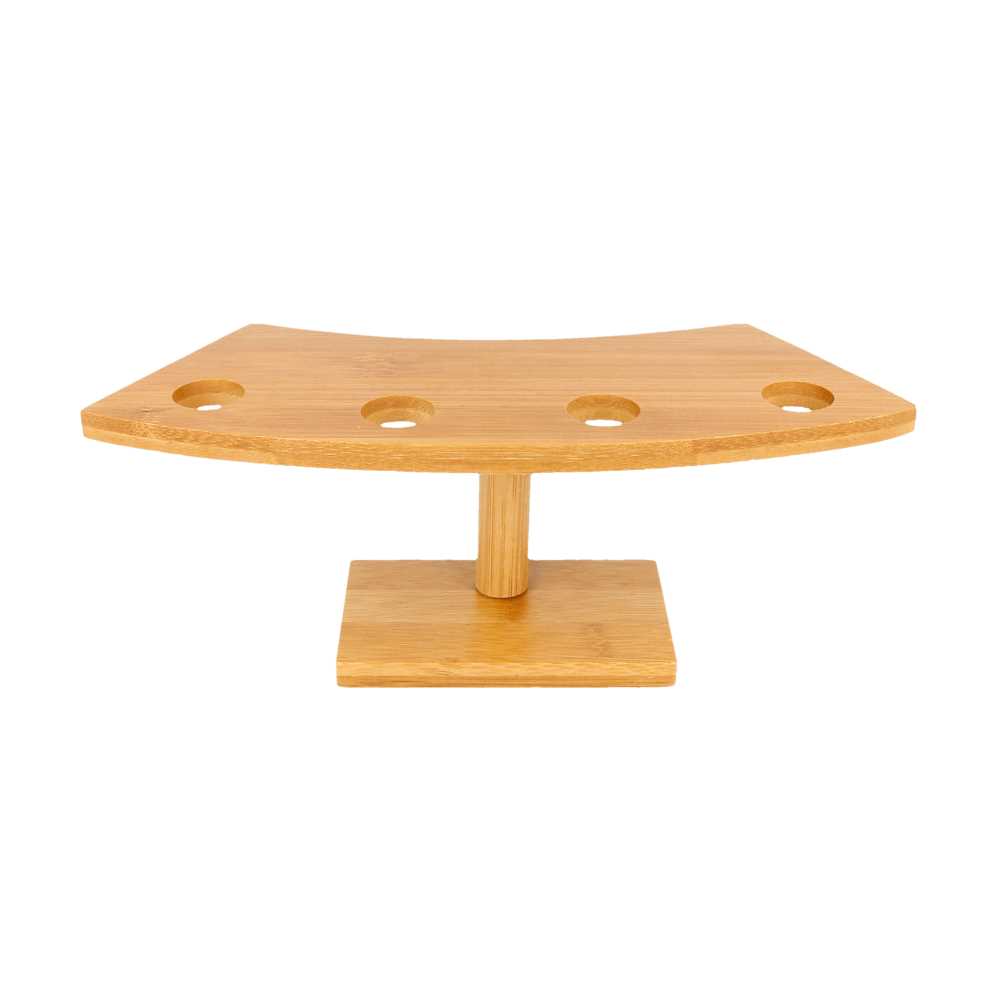 EXPOSITOR 4 CONOS 26x10,5x9 CM NATURAL BAMBÚ (1 UNID.)