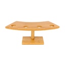 Expositor 4 Conos 26X10,5X9 Cm Natural Bambú (1 Unid.)