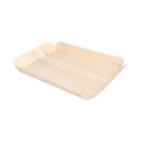 Barquillas Rectangulares 'Wood' 15X11,5X1,5 Cm Natural Madera (50 Unid.)