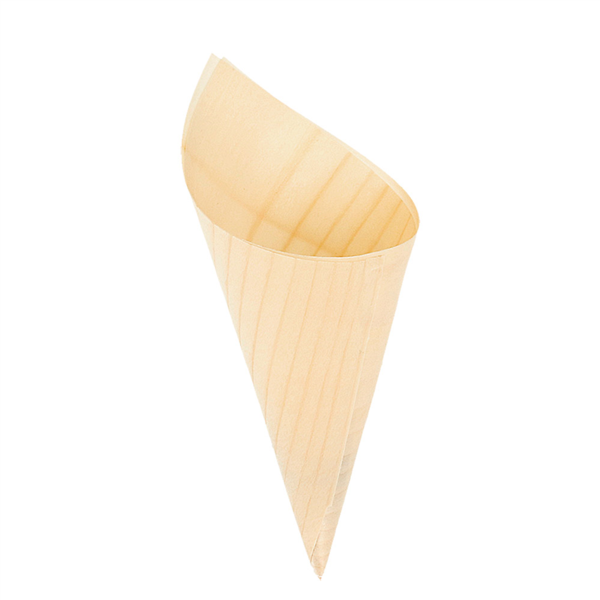 CUCURUCHOS DE HOJUELA DE PINO 20 CM NATURAL MADERA (500 UNID.)