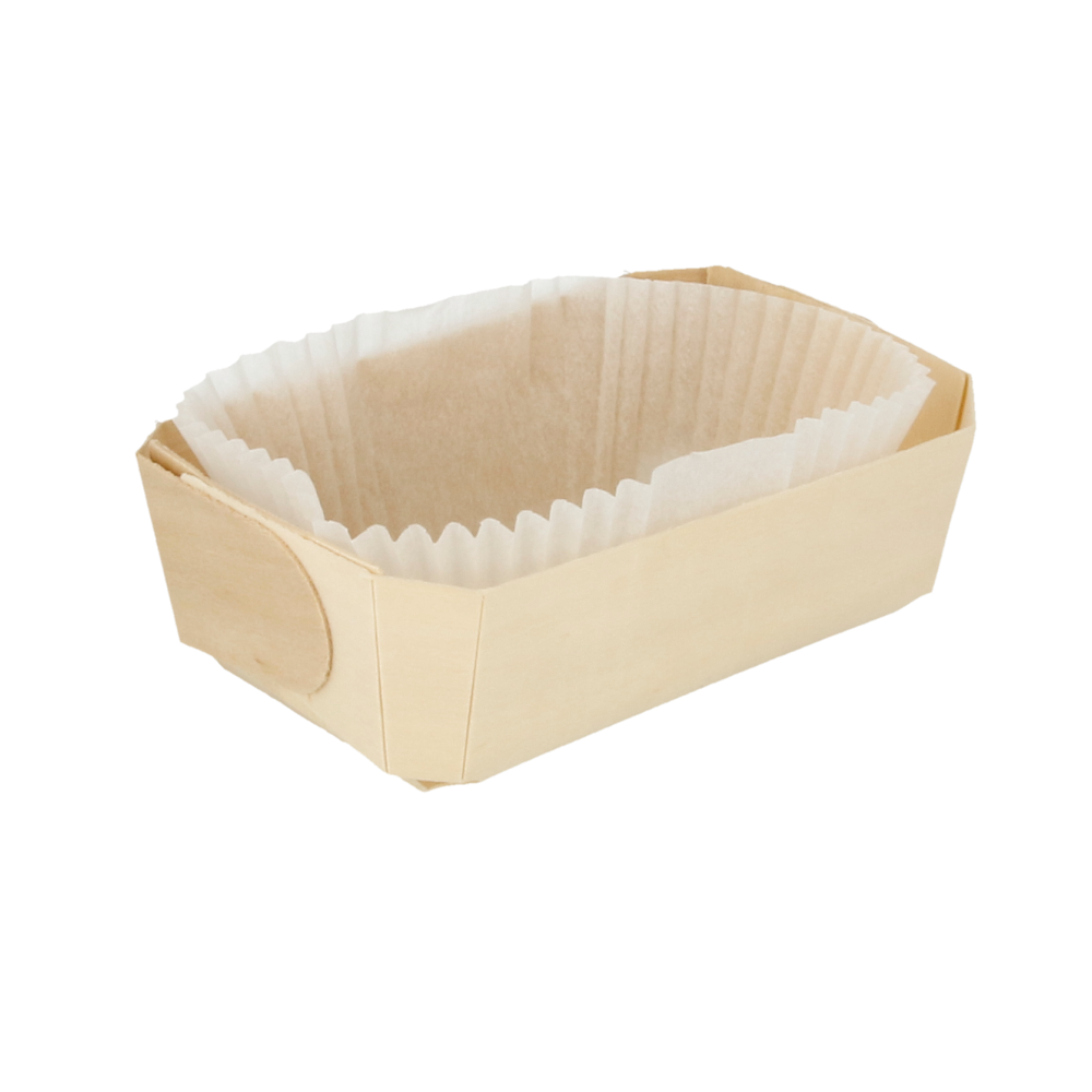 300 U. BARQUILLAS MADERA + MOLDES SILICONADOS 800 ML 18,5x11,5x5,5 CM NATURAL MADERA (300 UNID.)