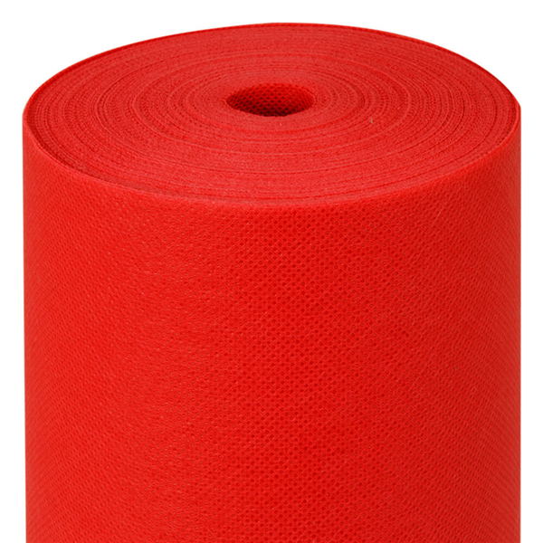 MANTEL PRECORTADO 120 CM 'SPUNBOND' 60 G/M2 1,20x50,4 M ROJO PP (1 UNID.)