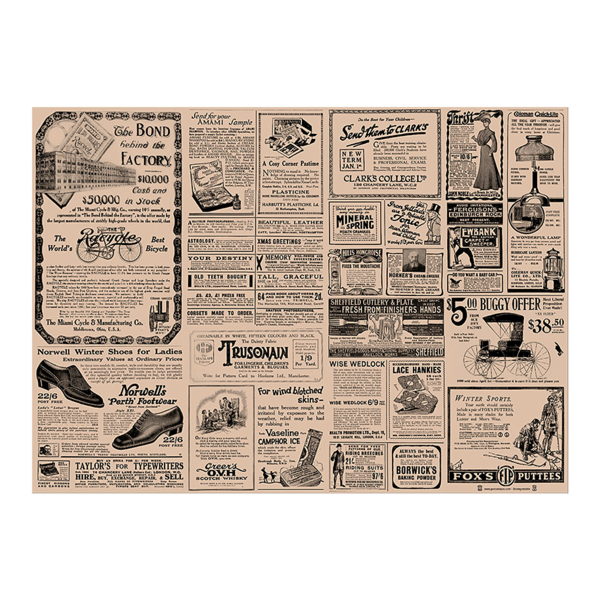 MANTELINES - RECICLADOS 'TIMES' 80 G/M2 31x43 CM NATURAL PAPEL (1000 UNID.)