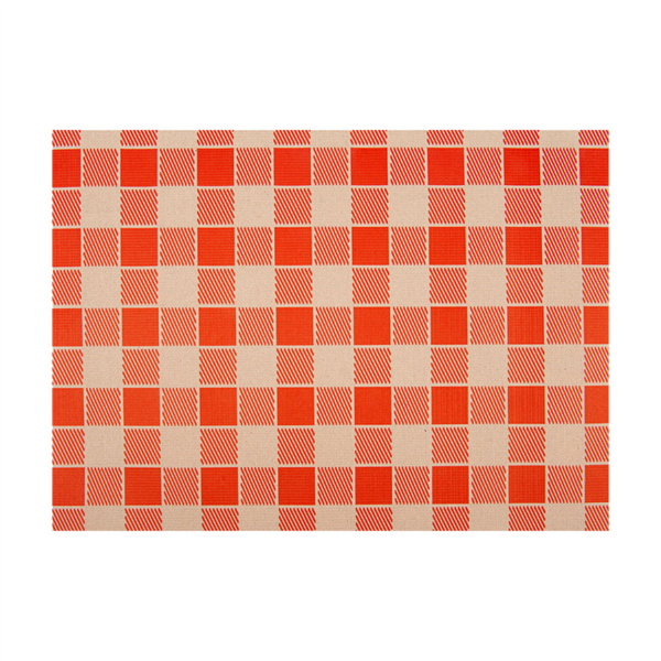 MANTELINES XL - RECICLADOS 'VICHY' 80 G/M2 35x50 CM NATURAL PAPEL (1000 UNID.)