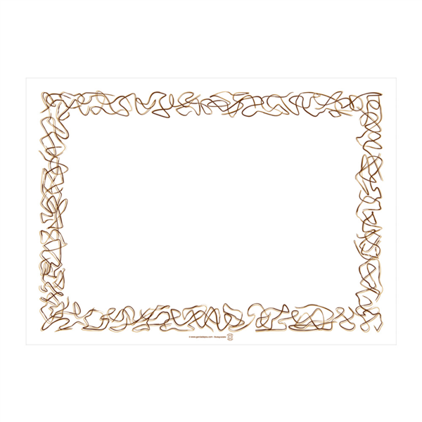 MANTELINES 'ARISTAS' 48 G/M2 31x43 CM BLANCO CELULOSA (2000 UNID.)