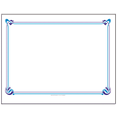 MANTELINES AZUL MARINO & CELESTE 'MAXIM' 48 G/M2 31x43 CM BLANCO CELULOSA (2000 UNID.)