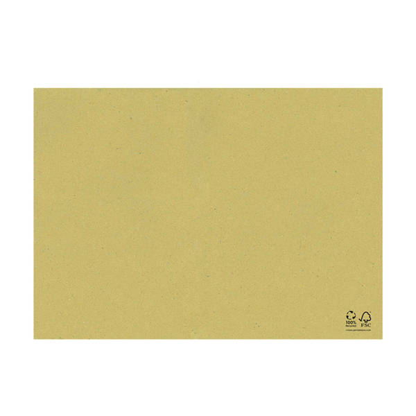 MANTELINES RECICLADOS 90 G/M2 31x43 CM PAJA PAPEL (1250 UNID.)