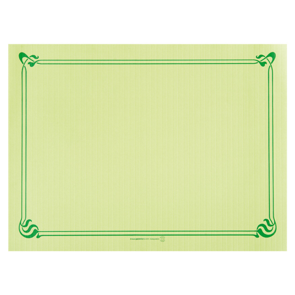 MANTELINES 48 G/M2 31x43 CM VERDE ANÍS CELULOSA (2000 UNID.)