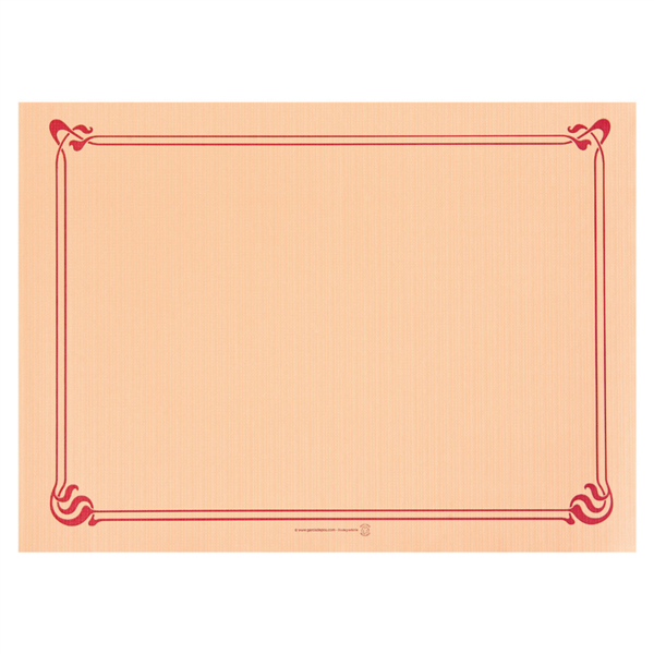 MANTELINES 48 G/M2 31x43 CM SALMÓN CELULOSA (2000 UNID.)