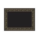 MANTELINES 'TROYA' 48 G/M2 31x43 CM NEGRO CELULOSA (2000 UNID.)