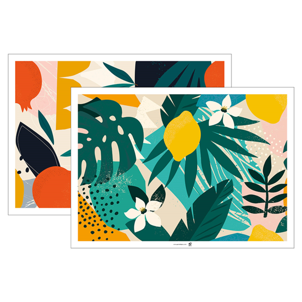 MANTELINES OFFSET 'AMALFI' 70 G/M2 31x43 CM CUATRICROMÍA PAPEL (2000 UNID.)