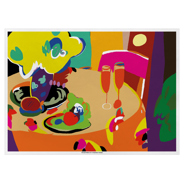 MANTELINES OFFSET 'BRINDIS' 70 G/M2 31x43 CM CUATRICROMÍA PAPEL (2000 UNID.)