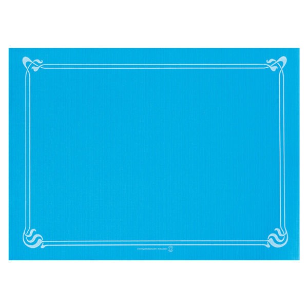 MANTELINES 48 G/M2 31x43 CM AZUL TURQUESA CELULOSA (2000 UNID.)