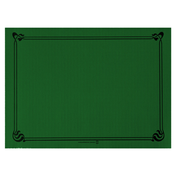 MANTELINES 48 G/M2 31x43 CM VERDE JAGUAR CELULOSA (2000 UNID.)