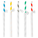 PAJITAS A RAYAS ENFUNDADAS 'PAPER' Ø0,60x20 CM SURTIDO PAPEL (3000 UNID.)