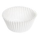 CÁPSULAS 'PETITS FOURS' 50 G/M2 Ø 2,4x2 CM BLANCO PERG. ANTIGRASAS (500 UNID.)