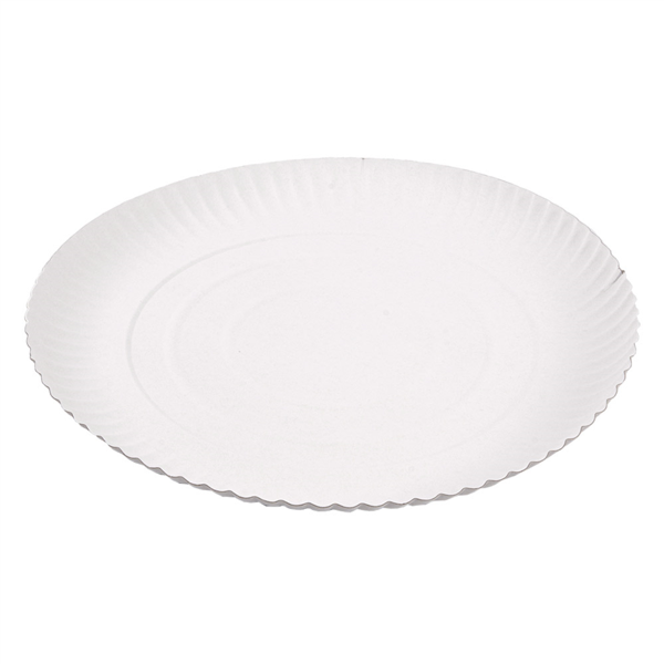 BANDEJAS RELIEVE PASTELERÍA 420 G/M2 Ø 26 CM BLANCO CARTÓN (50 UNID.)