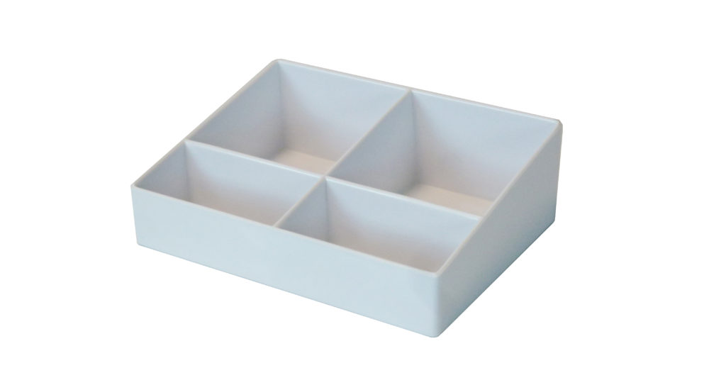 ZEN LINE Bandeja bolsitas pequeña blanca