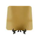 Cartones Pastelería Doble Cara 950 G/M2 24X24 Cm Oro/Negro Cartón (50 Unid.)