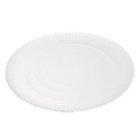 BANDEJAS RELIEVE PASTELERÍA 500 G/M2 Ø 34 CM BLANCO CARTÓN (50 UNID.)