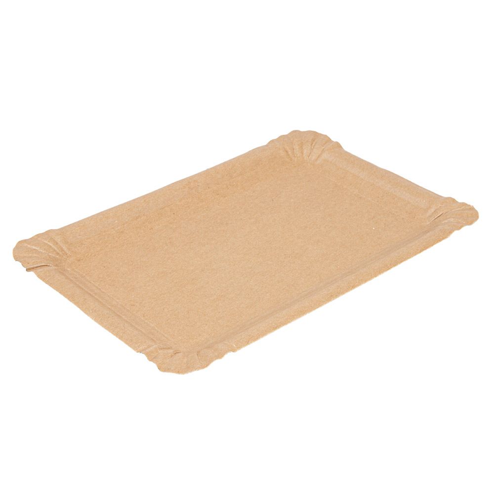 BANDEJAS PASTELERÍA - PEQUEÑAS 300 G/M2 20x13 CM NATURAL KRAFT (250 UNID.)